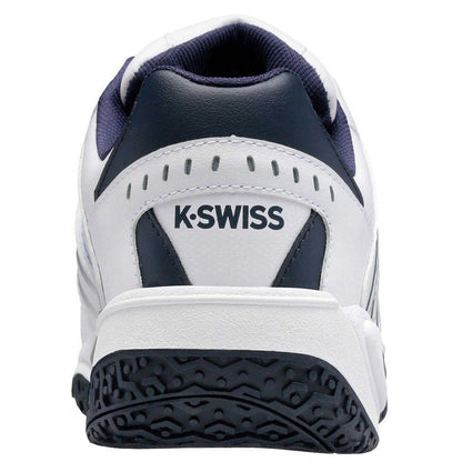 White-Silver - Back - K-Swiss Mens Accomplish Tennis Shoes