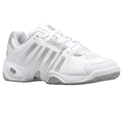 White - Pack Shot - K-Swiss Womens-Ladies Accomplish Tennis Shoes