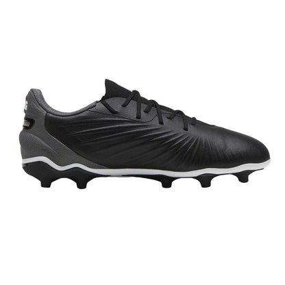 Black - Front - Puma Childrens-Kids King Match FG-AG Football Boots