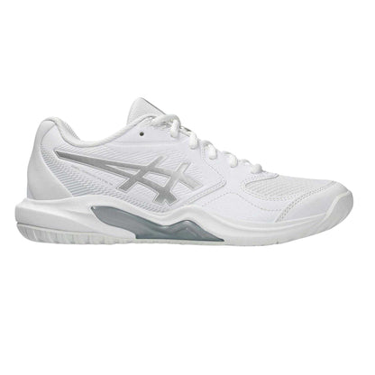 White-Clay - Front - Asics Womens-Ladies Dedicate 9 Tennis Shoes