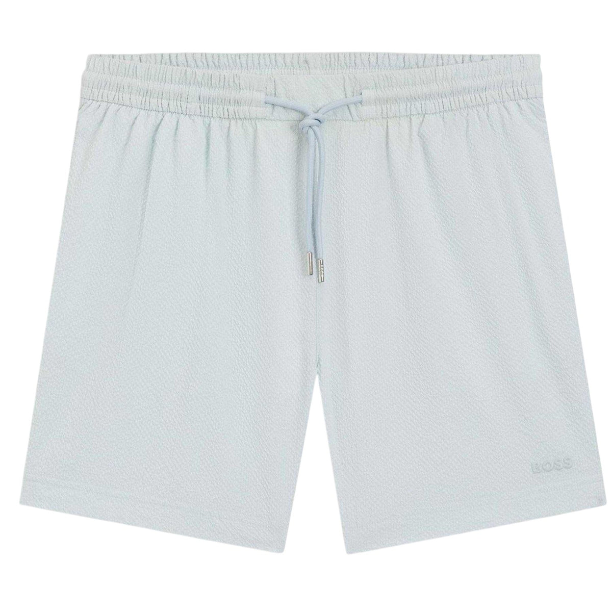 Open Blue - Front - Boss Mens Quick Dry Relaxed Fit Swim Shorts