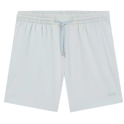 Open Blue - Front - Boss Mens Quick Dry Relaxed Fit Swim Shorts