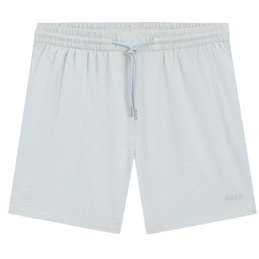Open Blue - Front - Boss Mens Quick Dry Relaxed Fit Swim Shorts