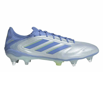 Halogen Blue - Front - Adidas Mens Copa Pure III Soft Ground Football Boots