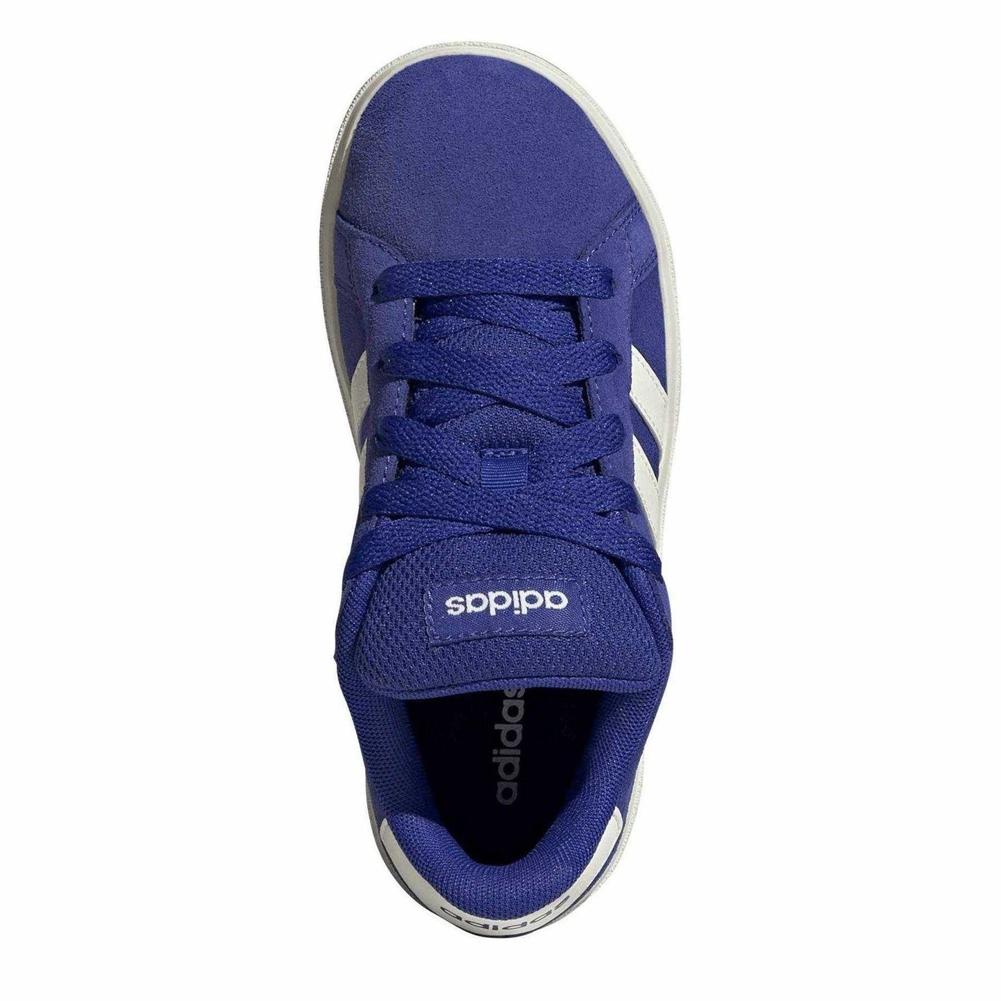 Lucid Blue - Lifestyle - Adidas Childrens-Kids Grand Court Suede Trainers