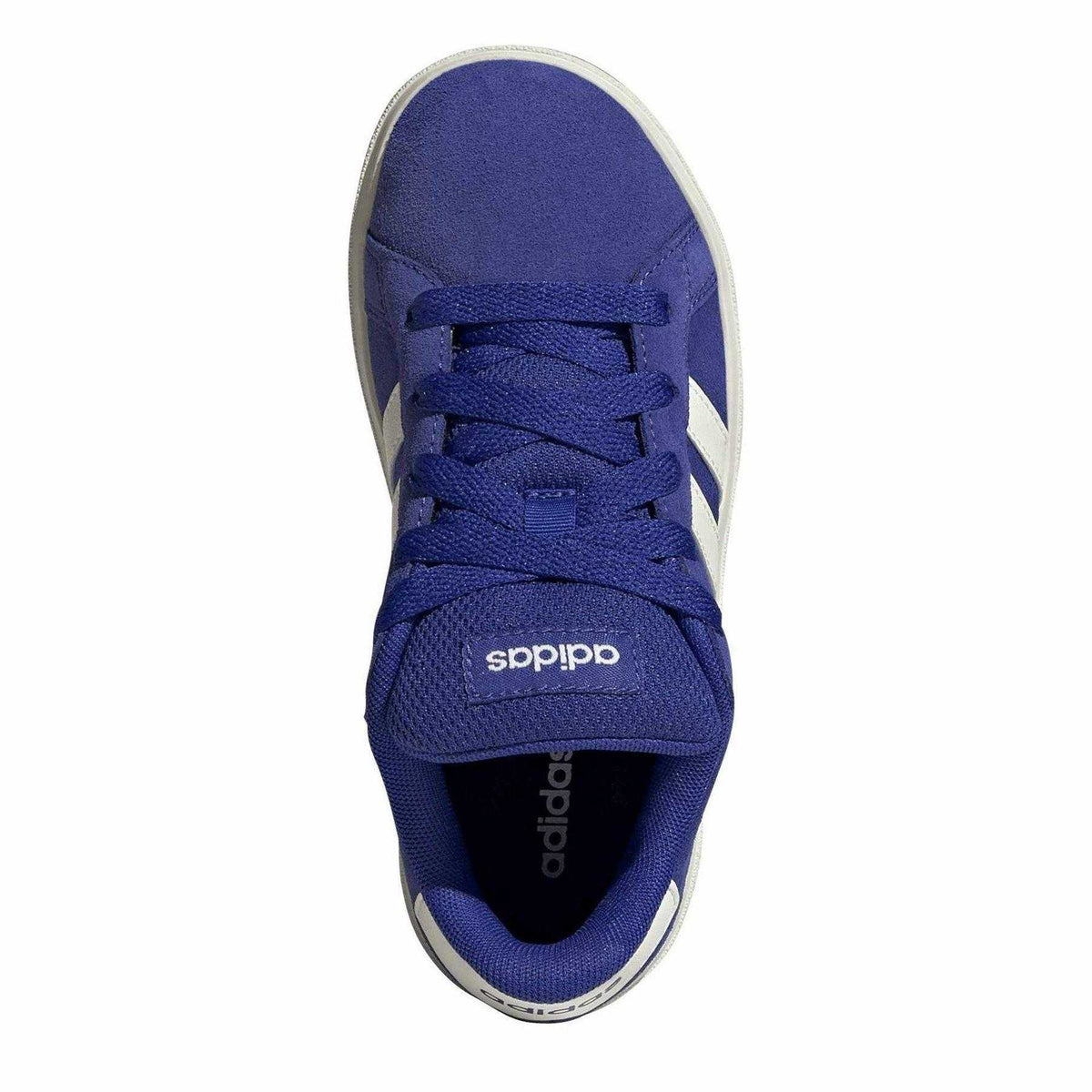Lucid Blue - Lifestyle - Adidas Childrens-Kids Grand Court Suede Trainers