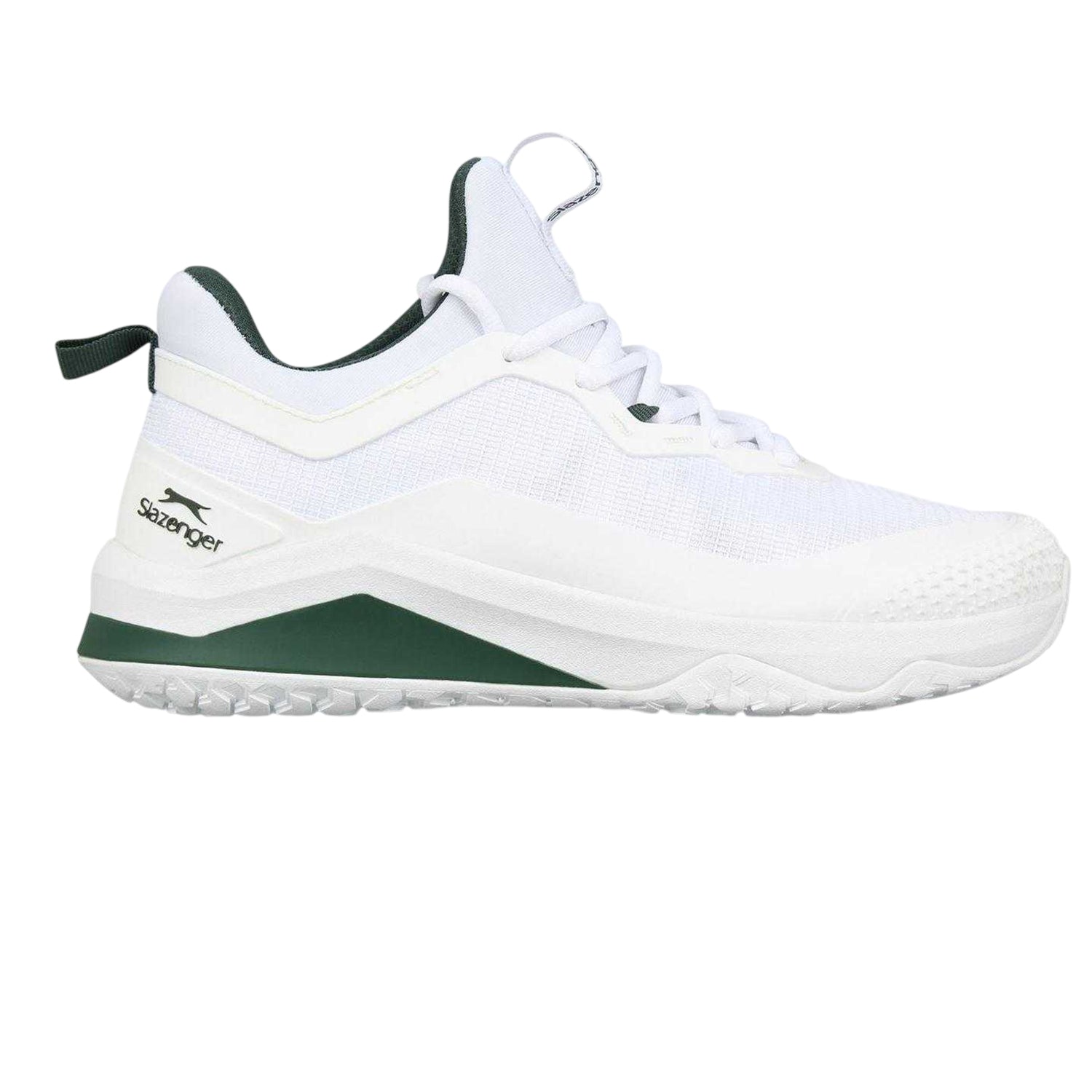 White-Green - Front - Slazenger Womens-Ladies AC Mesh Tennis Shoes