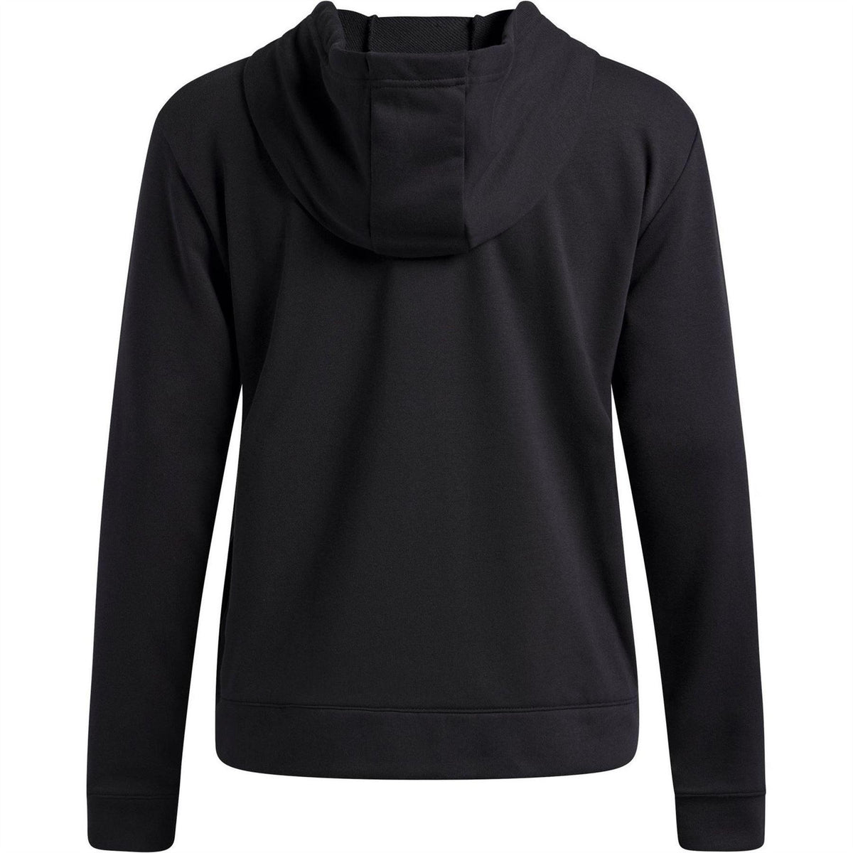 Black - Back - Under Armour Womens-Ladies Rival French Terry Hoodie