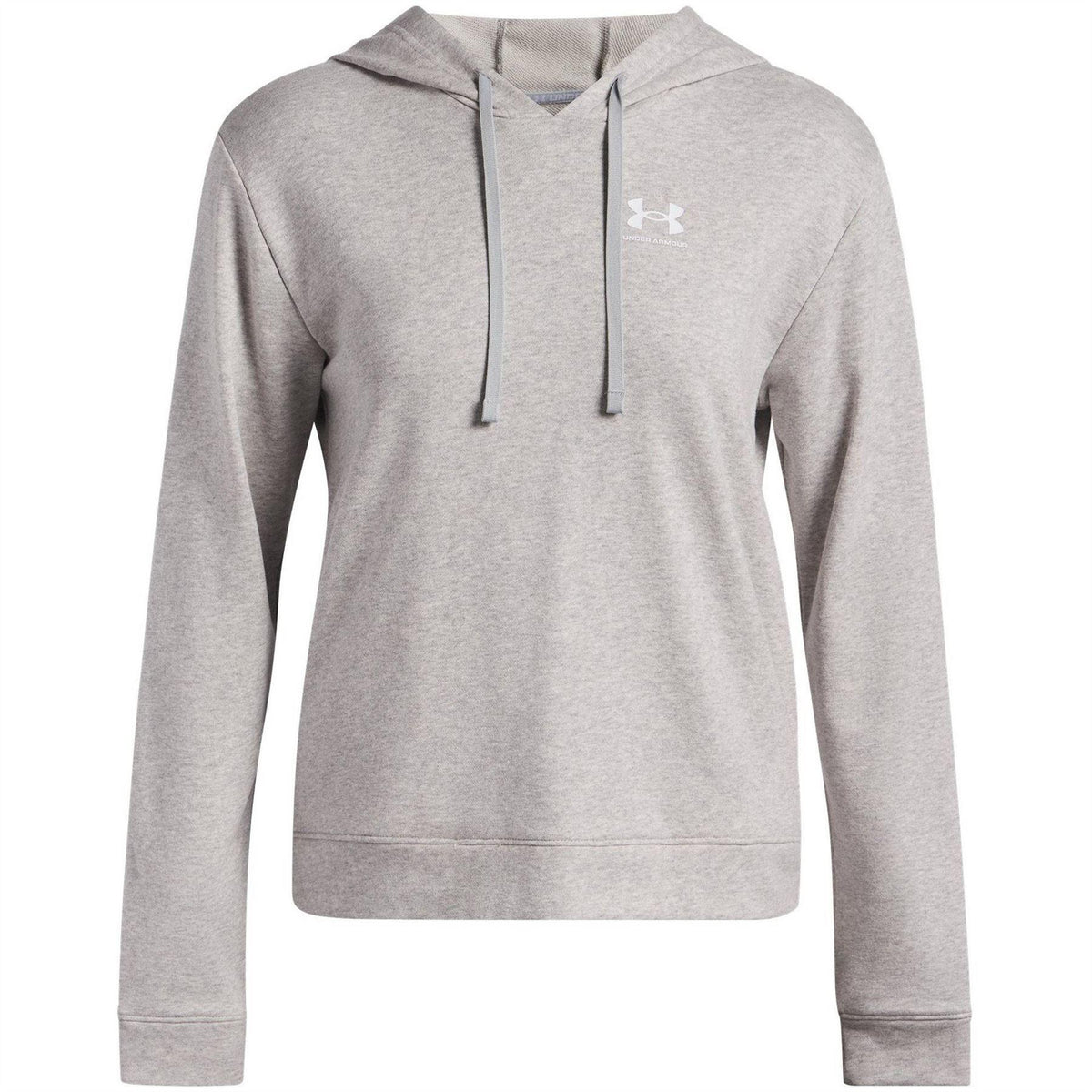 Graystone - Front - Under Armour Womens-Ladies Rival French Terry Hoodie