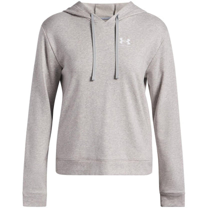 Graystone - Front - Under Armour Womens-Ladies Rival French Terry Hoodie