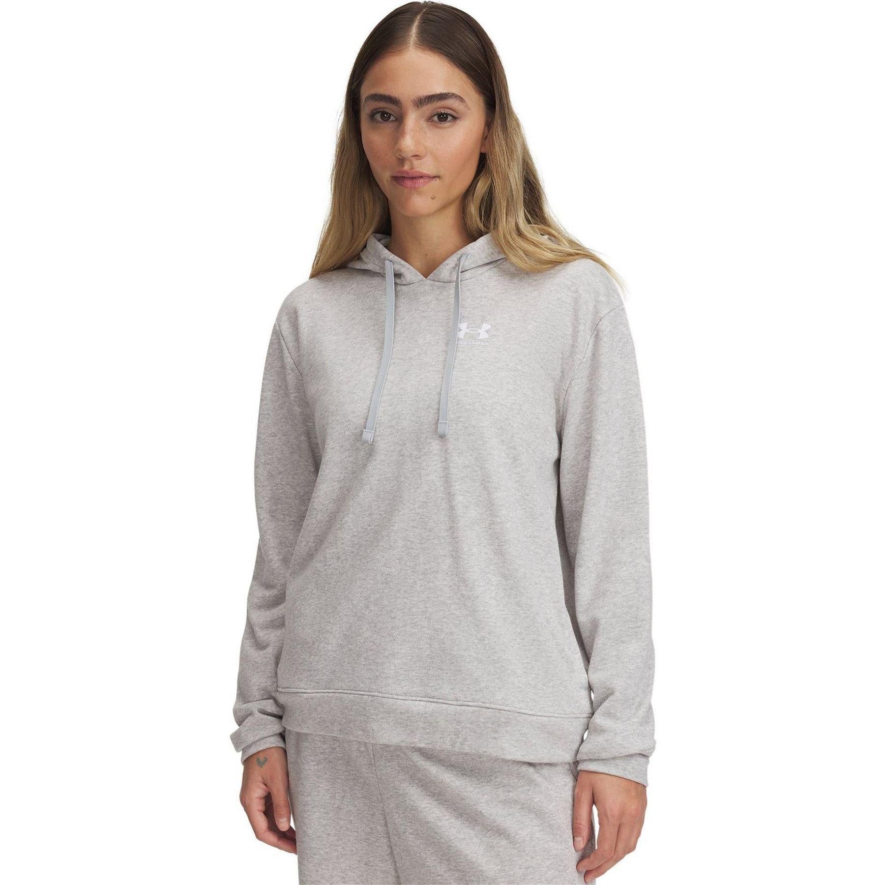 Graystone - Side - Under Armour Womens-Ladies Rival French Terry Hoodie