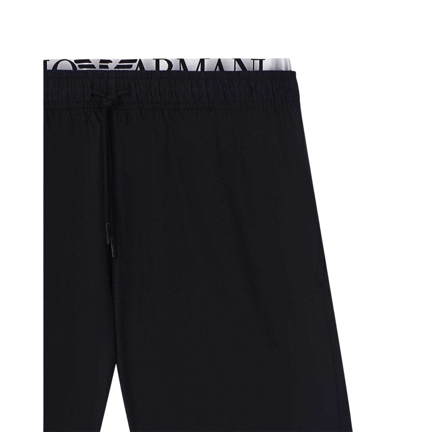 Black - Side - Emporio Armani EA7 Mens Swimming Trunks