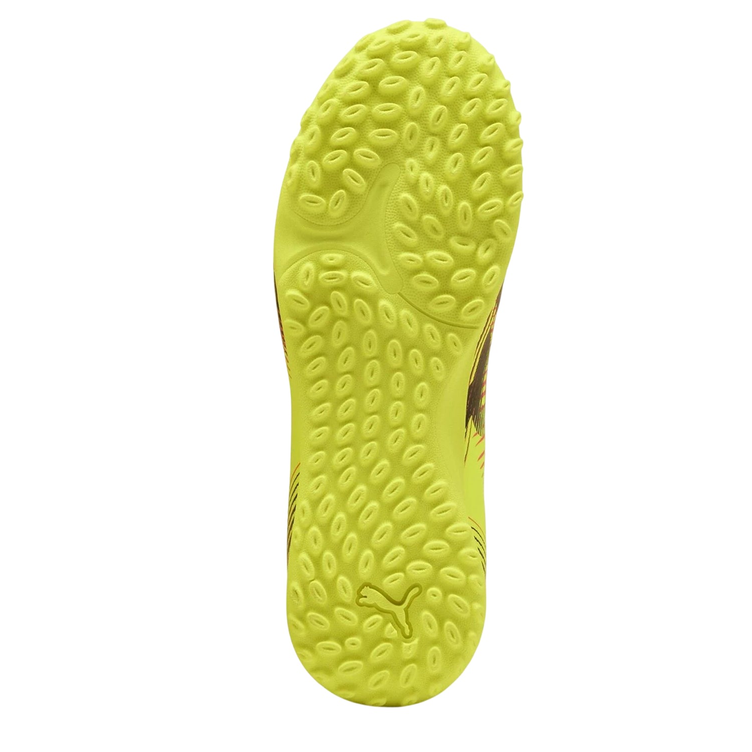 Yellow-Black - Back - Puma Boys Future 8 Play Football Astro Turf Trainers