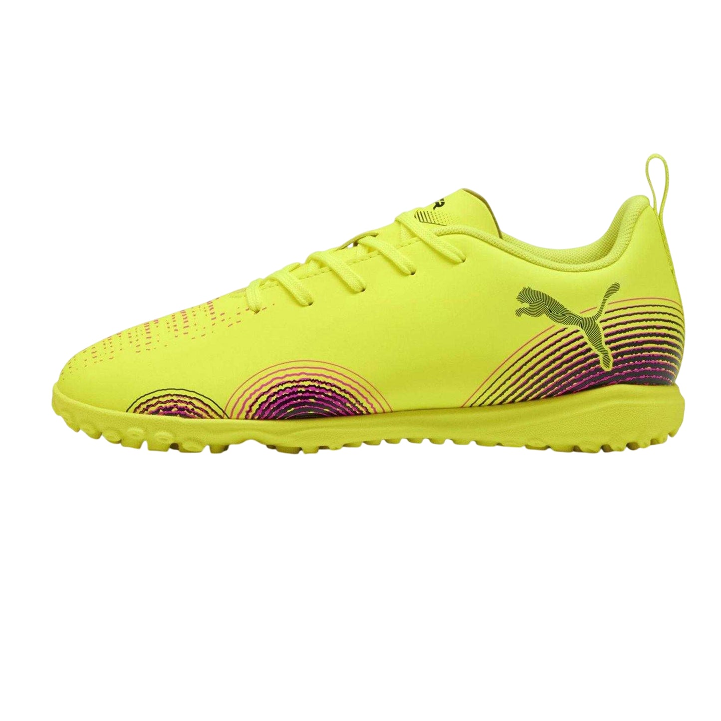 Yellow-Black - Side - Puma Boys Future 8 Play Football Astro Turf Trainers