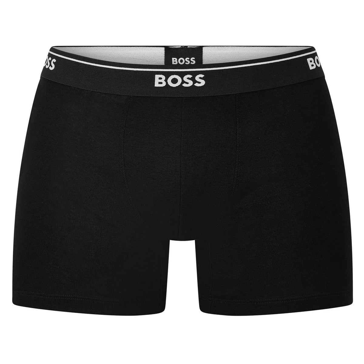 Black-Grey - Back - Boss Mens Boxer Briefs (Pack of 2)