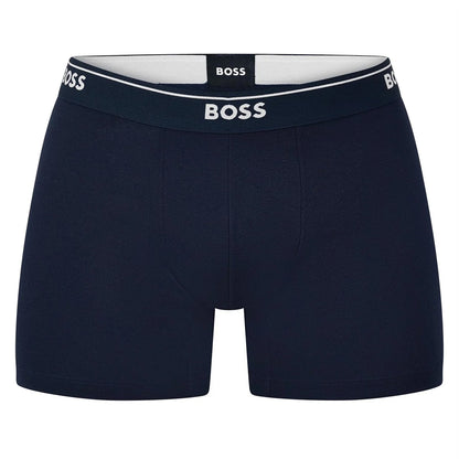 Black - Front - Boss Mens Boxer Briefs (Pack of 2)