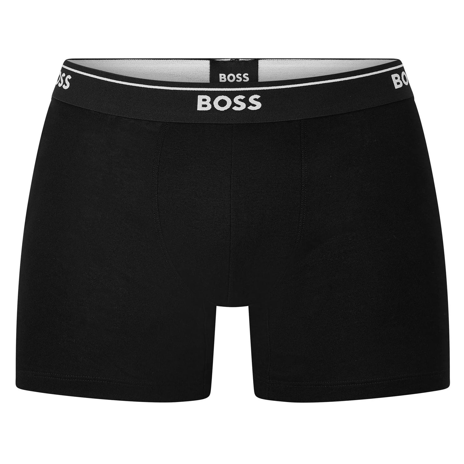 Black-Grey - Back - Boss Mens Boxer Briefs (Pack of 2)