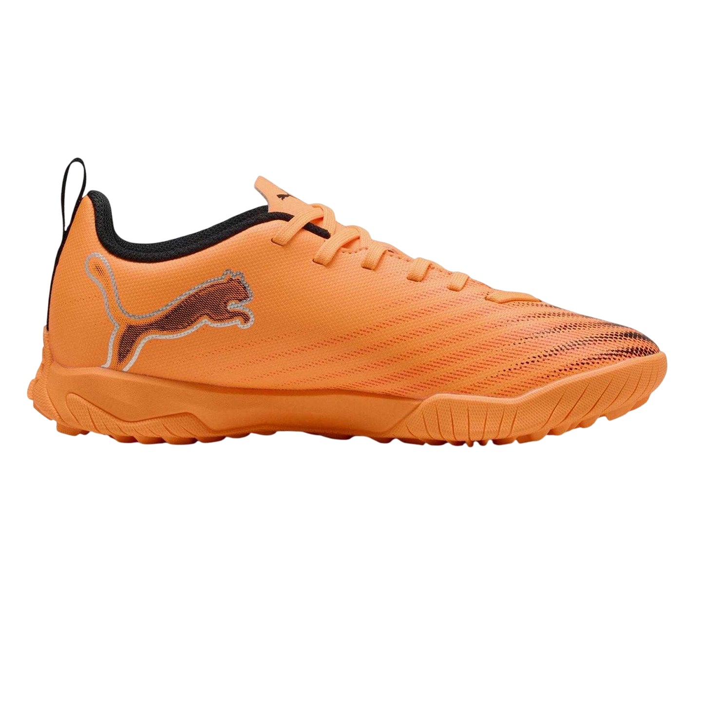 Orange-Black - Front - Puma Childrens-Kids Ultra 6 Play Astro Turf Trainers