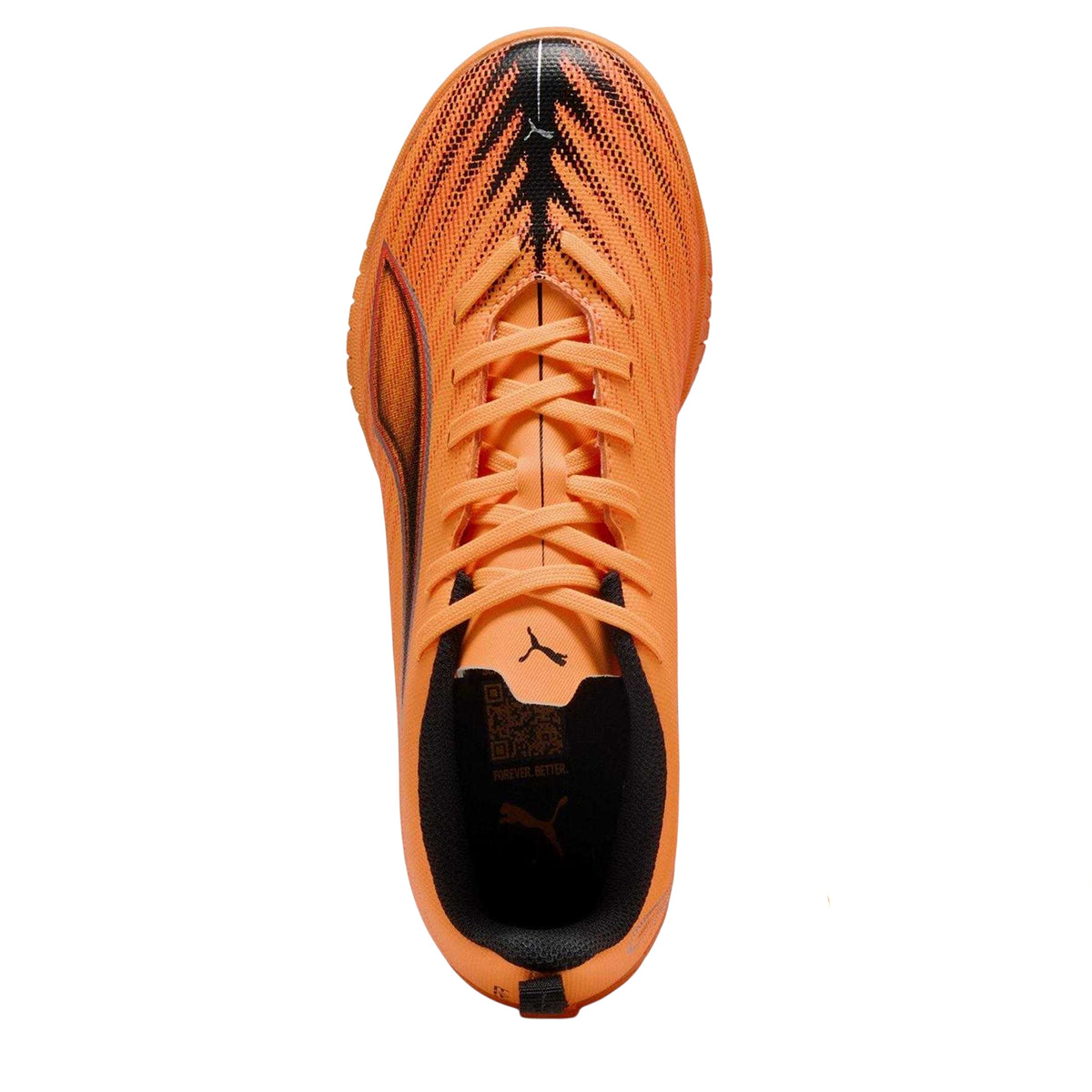 Orange-Black - Side - Puma Childrens-Kids Ultra 6 Play Astro Turf Trainers
