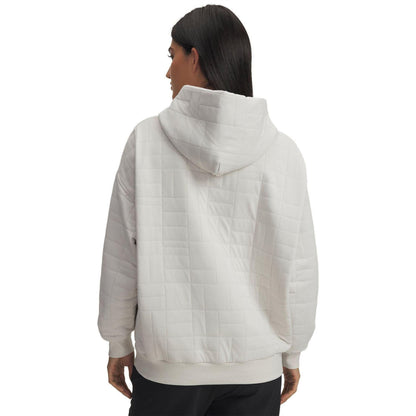 White - Back - Under Armour Womens-Ladies Unstoppable Fleece Hoodie