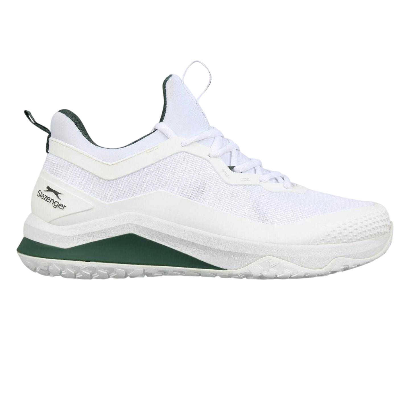 White-Green - Front - Slazenger Mens AC Tennis Shoes