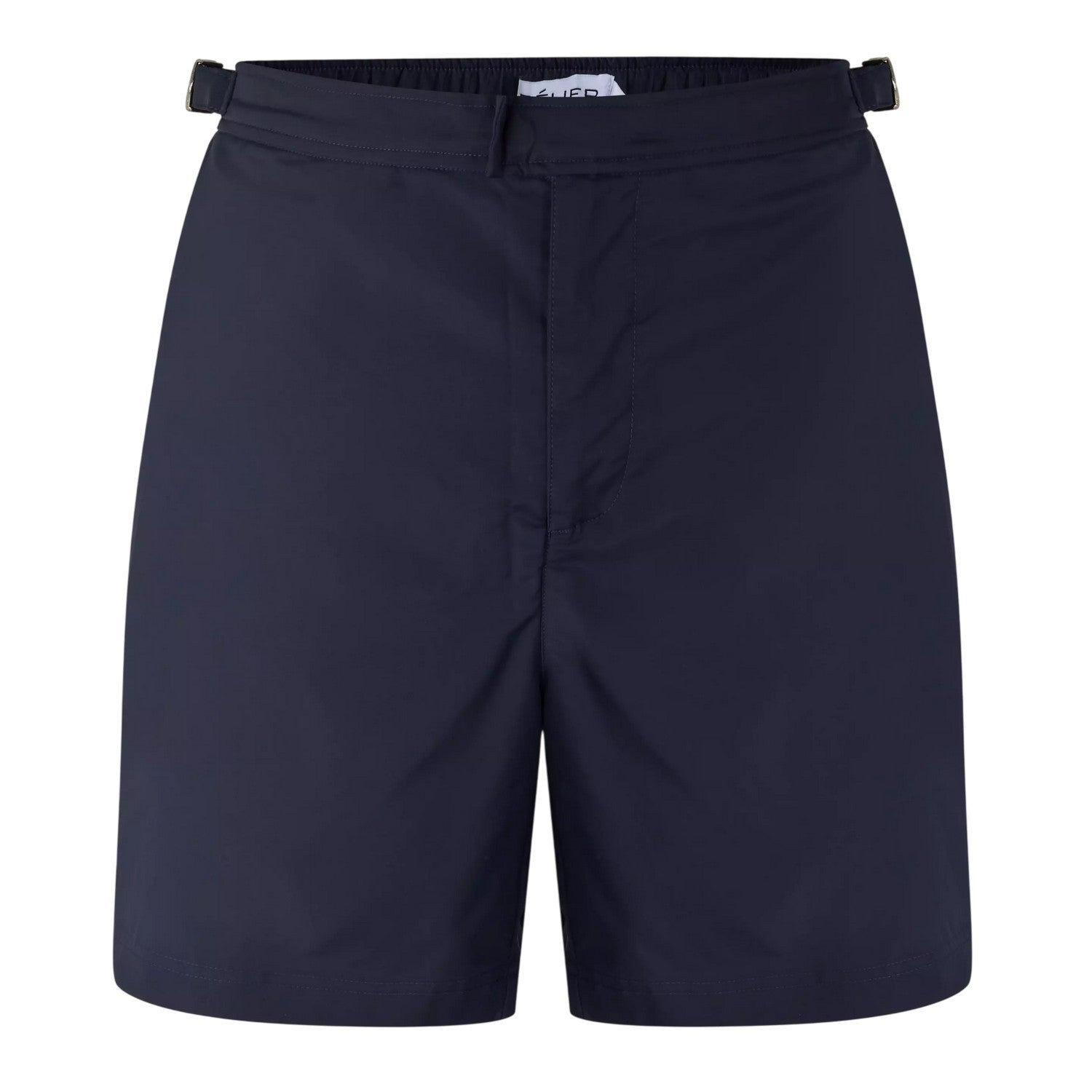 Navy - Front - Belier Mens Polyester Swim Shorts