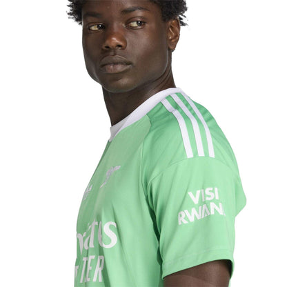 Green-White - Pack Shot - Adidas Mens Arsenal FC Goalkeeper Jersey