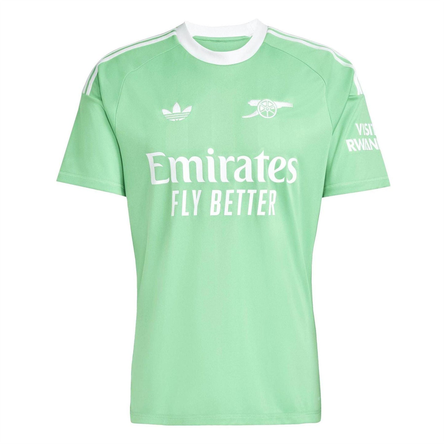 Green-White - Front - Adidas Mens Arsenal FC Goalkeeper Jersey