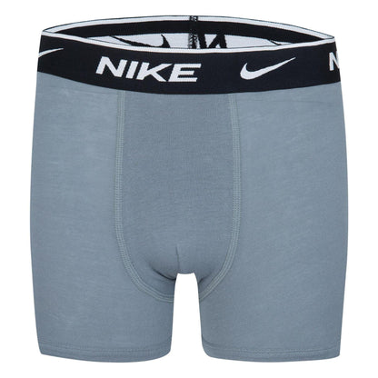 Black-White - Lifestyle - Nike Boys Logo Cotton Boxer Briefs (Pack of 3)
