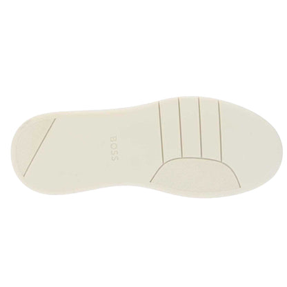Natural - Lifestyle - Boss Mens Baltimore Leather Tennis Trainers