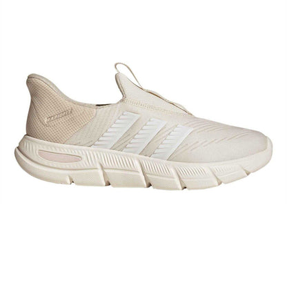 Wonder White - Front - Adidas Womens-Ladies 3 Stripes Cloudfoam Trainers