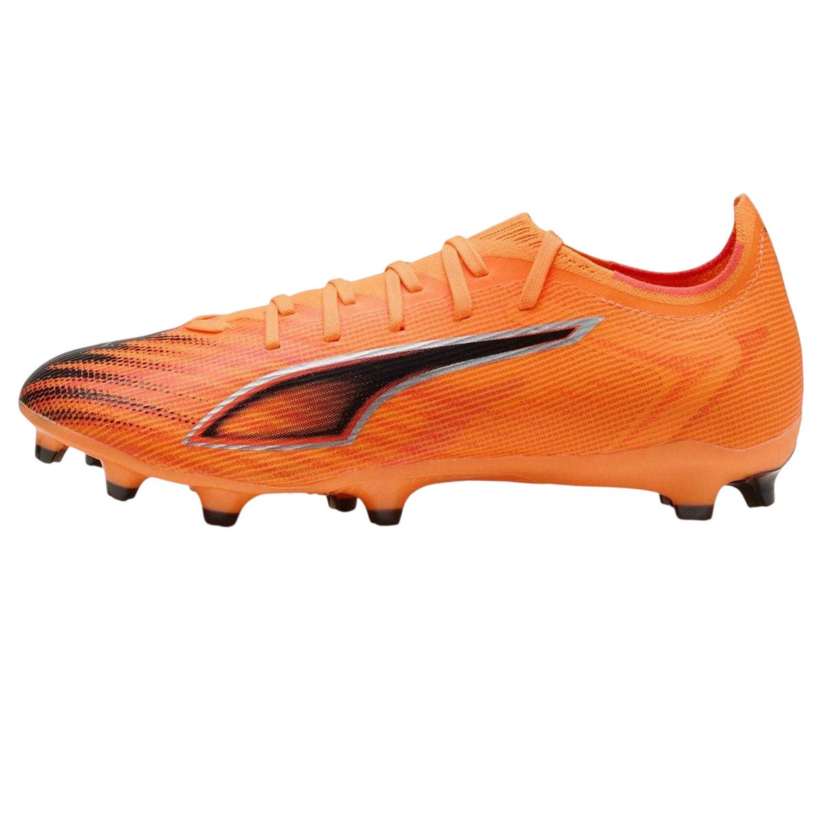 Orange-Black - Back - Puma Mens Ultra 6 Match Firm Ground Football Boots