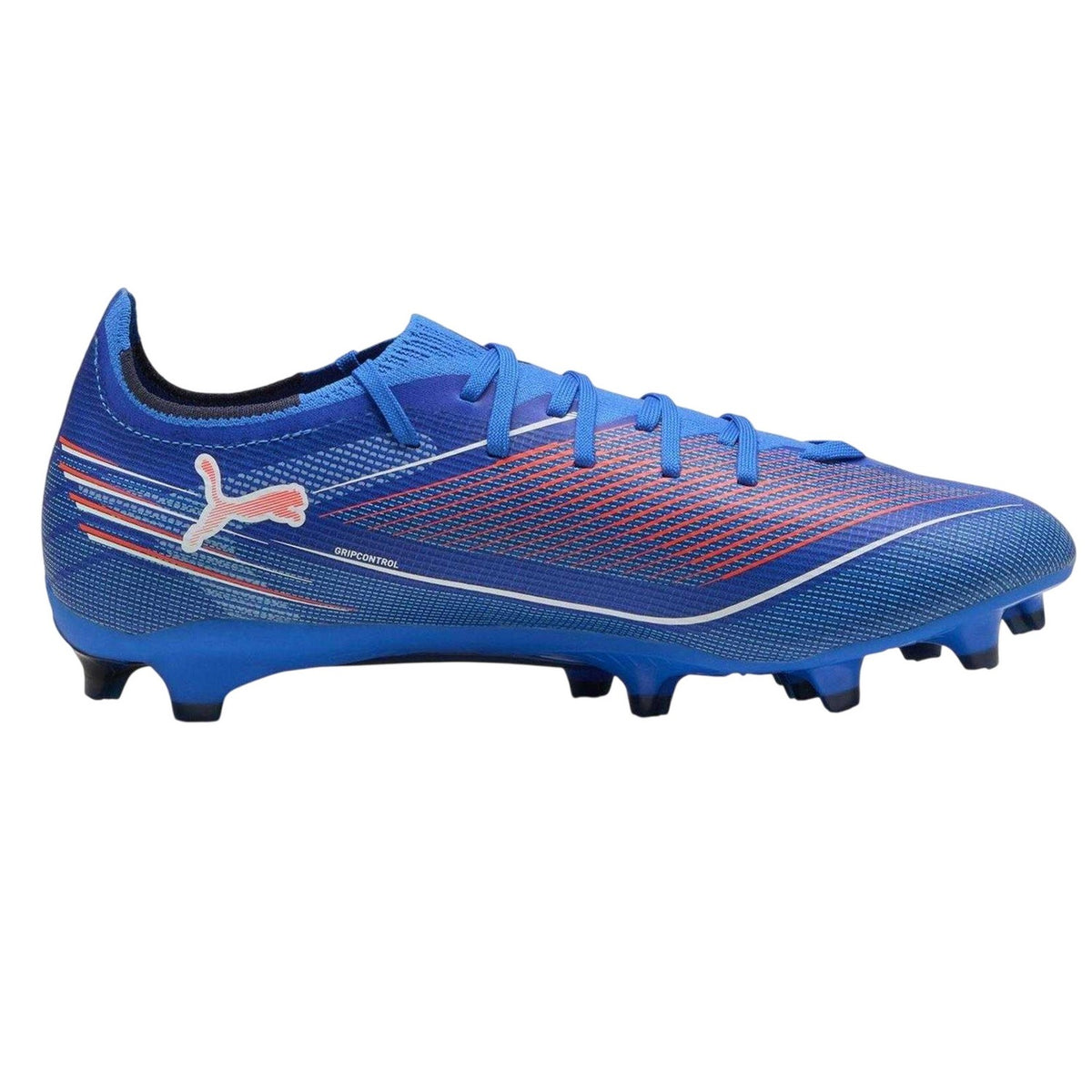 Blue-White - Front - Puma Mens Ultra 6 Match Firm Ground Football Boots