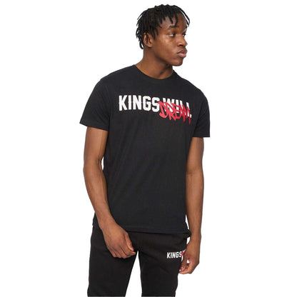 Black - Front - Kings Will Dream Mens Tagged T-Shirt