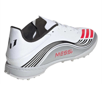 White - Back - Adidas Mens F50 Lionel Messi Artificial Ground Football Boots