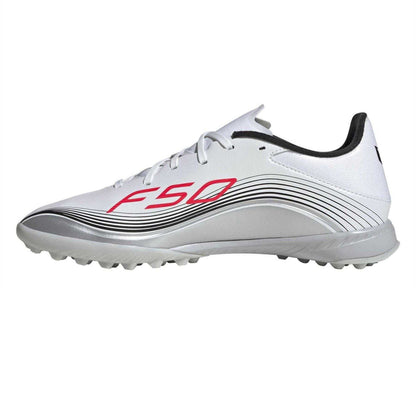White - Side - Adidas Mens F50 Lionel Messi Artificial Ground Football Boots