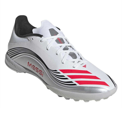 White - Pack Shot - Adidas Mens F50 Lionel Messi Artificial Ground Football Boots