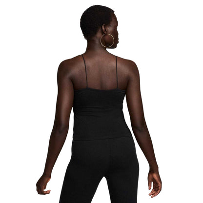Black-Sail - Back - Nike Womens-Ladies Bold Logo Spaghetti Strap Camisole
