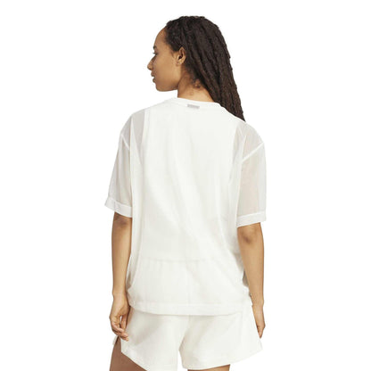 Off White - Back - Adidas Womens-Ladies All SZN Loose T-Shirt