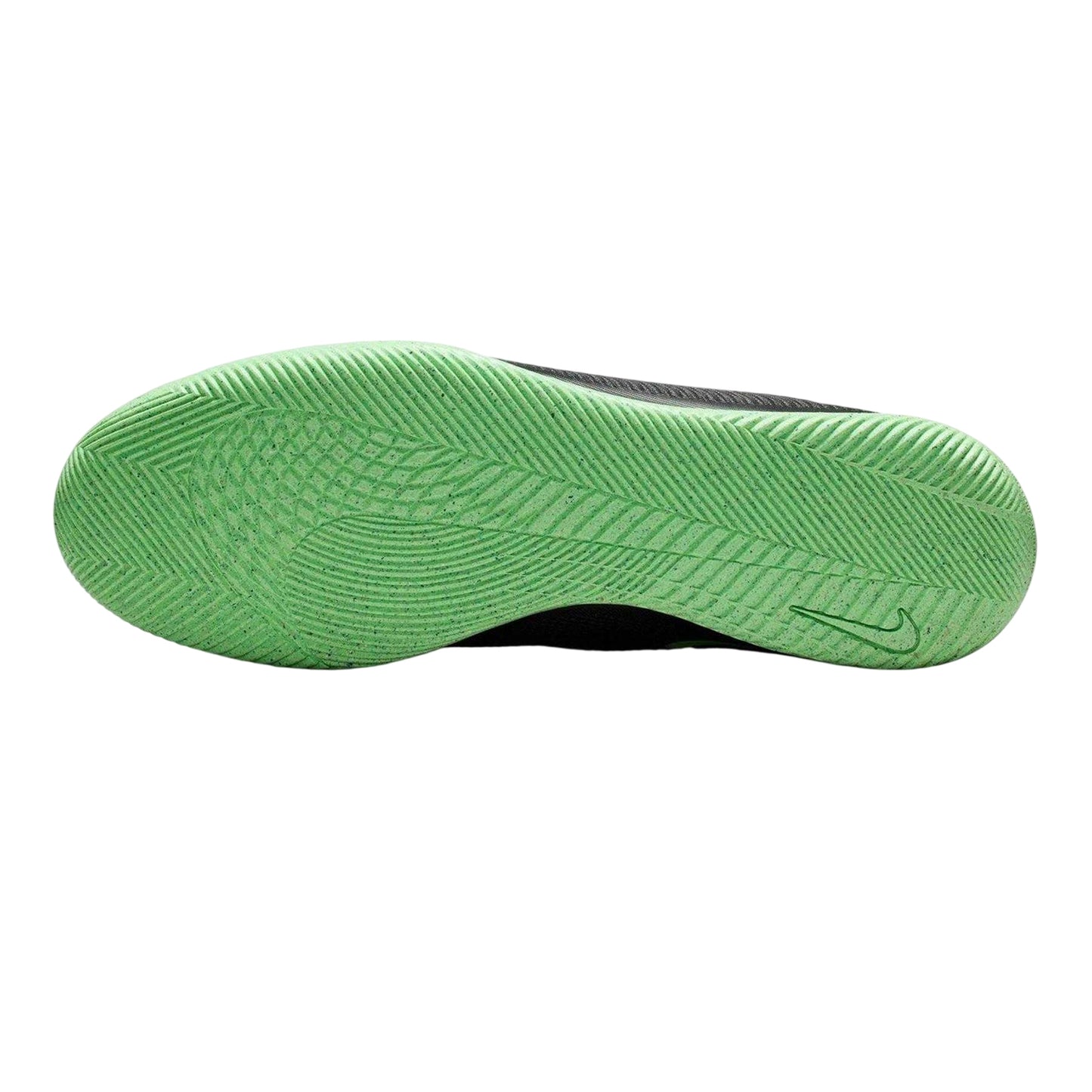 Black-Green - Side - Nike Mens Mercurial Indoor Football Shoes