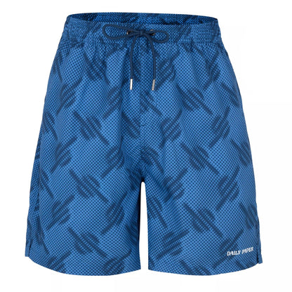 Quiet Blue - Front - Daily Paper Mens Dotted Swim Shorts