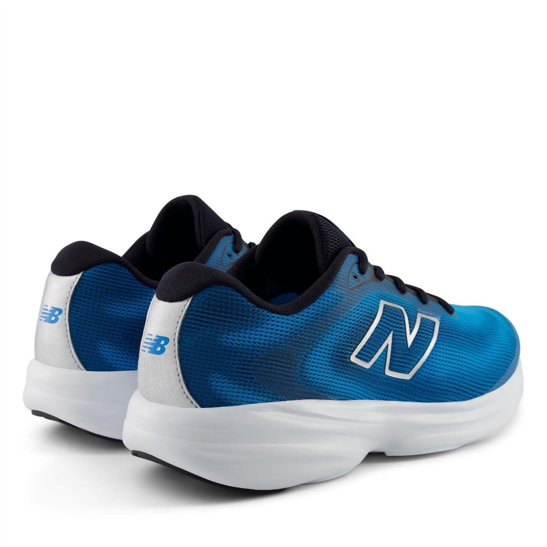 Air-Sea Blue - Pack Shot - New Balance Mens 411 Mesh Trainers