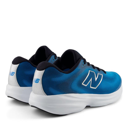 Air-Sea Blue - Pack Shot - New Balance Mens 411 Mesh Trainers