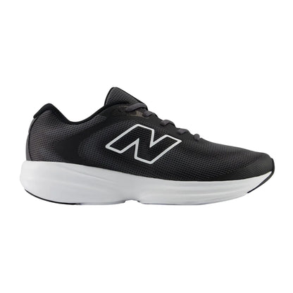 Black-White - Front - New Balance Mens 411 Mesh Trainers