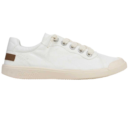 White - Front - Blowfish Malibu Womens-Ladies Vienna Leopard Print Trainers
