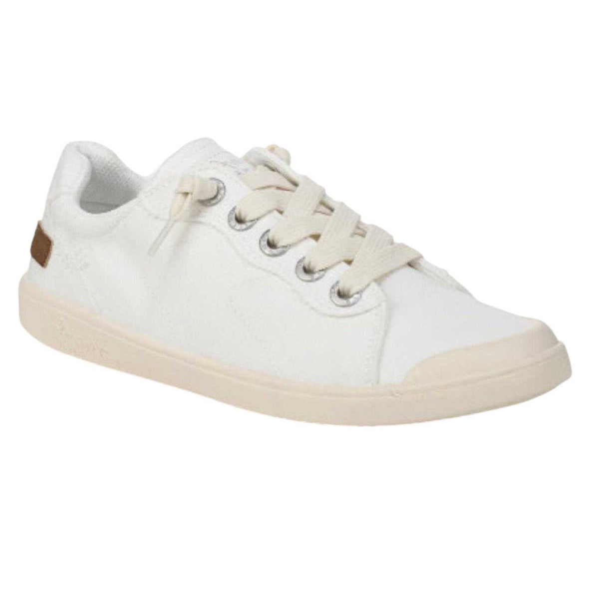 White - Lifestyle - Blowfish Malibu Womens-Ladies Vienna Leopard Print Trainers