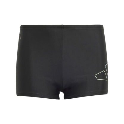 Black - Front - Adidas Mens Gradient Logo Boxer Shorts