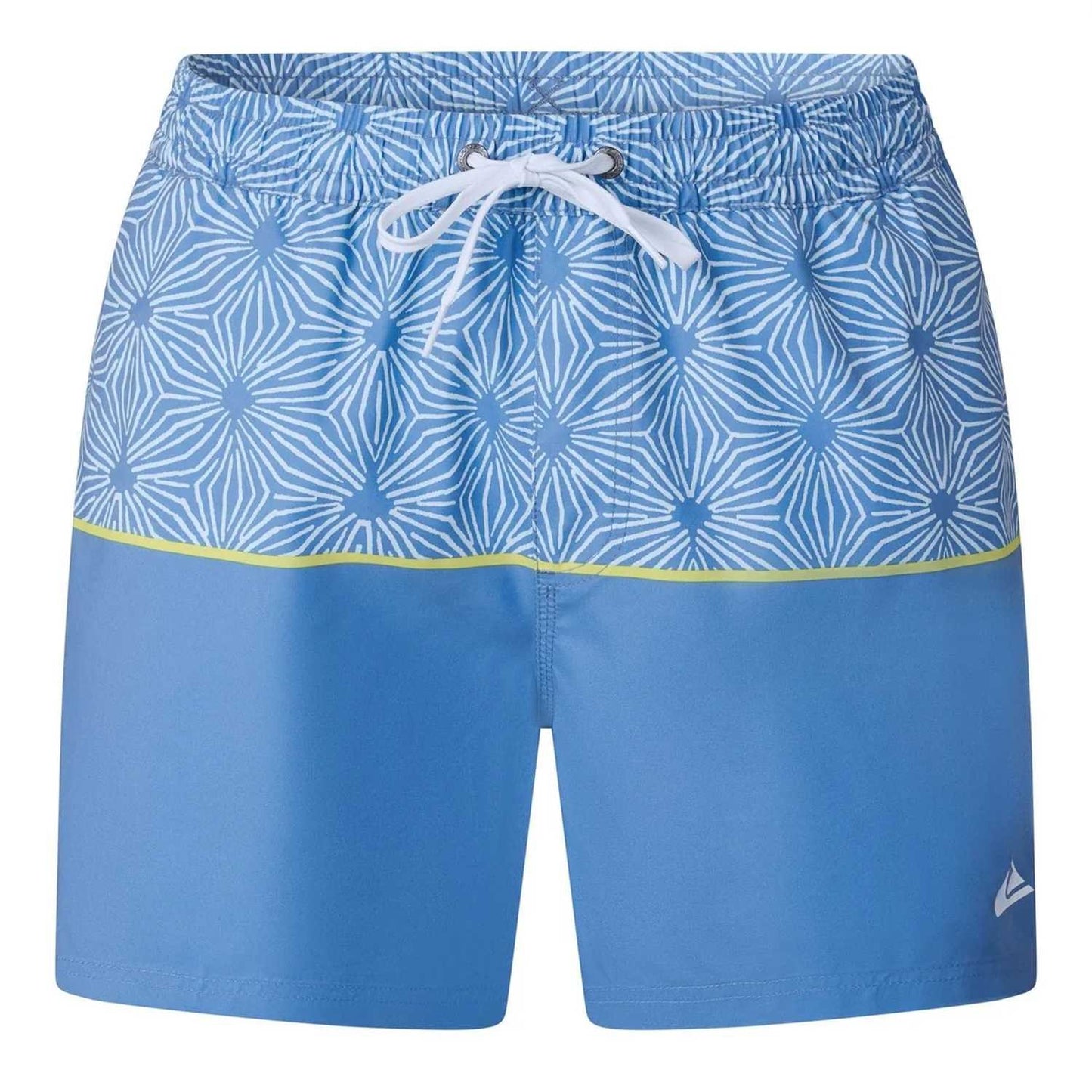 Black - Pack Shot - Quiksilver Mens Geometric Star Swim Shorts
