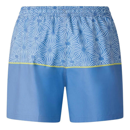 Blue - Front - Quiksilver Mens Geometric Star Swim Shorts