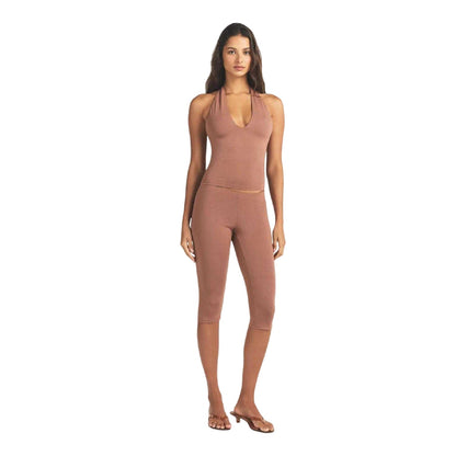 Nutmeg - Side - Skims Womens-Ladies Halter Neck Camisole